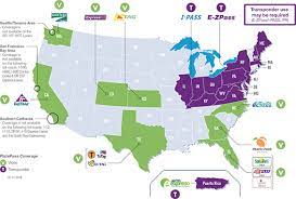 Toll Roads Usa Map Platepass | Hertz