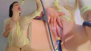 I put the hose in my pussy to put out my fire