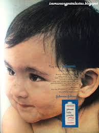 ISA MUNANG PATALASTAS: 140. JOHNSON'S BABY POWDER. Early Ads, 1953-1971