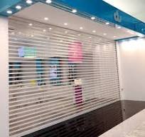 Transparent Polycarbonate Roller Shutter Door for Commercial Shop