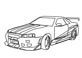 A real one with 4 wheel drive can go 160 mph. Skyline Coloring Pages