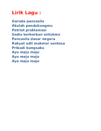 Download lagu garuda pancasila lirik mp3 dapat kamu download secara gratis di lagu. Doc Garuda Pancasila Bagus Arventa Academia Edu