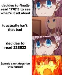 All of you saying 177013 is so bad-you haven't seen shit : r/Animemes