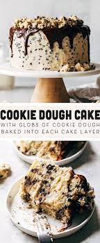 Printable Happy Birthday Card Download Birthday Card Etsy Cookie Dough Cake Chocolate Chip Cake Cake Recipes