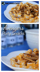 Easy Birthday Party Food Ideas For Adults Tons Of Great Avengers Party Ideas Fun Snacks Like Thor S Hammer And Games Like A Hammer Thro Avengers Birthday Party Food Avengers Party Avengers Party Foods