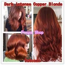 Hair dyeing is serious business that we usually recommend leaving to the professionals. Dark Intense Copper Blonde Hair Color With Oxidant 6 44 Bob Keratin Permanent Hair Color Shopee Philippines