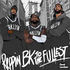 Kevin durant led the nets with 32 points and 12 rebounds, while kyrie irving added 29 points and james harden. Foot Locker On Twitter Best Big 3 In The Nba Now Brooklyn Nets Lockedin By Karmoruu