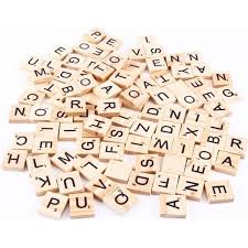 Jeu de lettres en bois - Scrabble - 100 pcs - Lettres noires - Pour enfant de 6 ans et plus - Cdiscount Jeux - Jouets