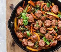 Polenta, chicken breasts, pumpkin, fresh thyme, grated parmesan cheese and 14 more. Italian Sausage Onions And Peppers Skillet Ready In Less Than 25 Minutes