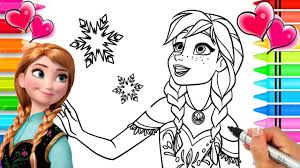 This amazing coloring book comes with s. Disney Frozen 2 Anna Coloring Page Frozen 2 Coloring Book Anna And Elsa Youtube