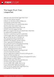 English Std. 3Rd Unit 2 Poem No.11 (Sugar Plum Tree) - Youtube