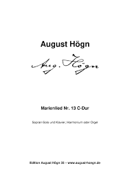 Klaviertastatur zum ausdrucken pdf.pdf size: File August Hogn Edition Marienlied Nr 13 Pdf Wikipedia