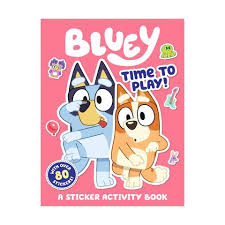 Fill in puzzle books kmart. Bluey Time To Play Sticker Activity Book Kmart