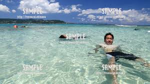 コマカ島夏だ海水浴だ 写真素材 フリー素材おきなわ