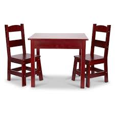 Melissa Doug Wooden Table And Chairs Set Espresso Wooden Table And Chairs Desk And Chair Set Table And Chair Sets