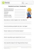 Erfahrungsgemäß ist irgendwann die luft raus und dann hilft es schon wenn man noch ein wenig wiederholt und die kinder mit einem kleinen heftchen. Arbeitsblatt Steckbrief Beruf Handwerker