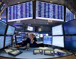 Nyse Floor Information Displays Offered Traders Simplified Graphics Allowing Individual Specialists To Configu Stock Market High Frequency Trading Wall Street