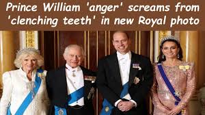 Prince William 'anger' screams from 'clenching teeth' in new Royal photo