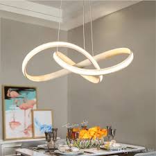 Modern Acrylic Pendant Lights Nordic Led Hanging Lamp For Living Room Dining Ro Circular Pendant Light Pendant Lights Chandeliers Contemporary Pendant Lights