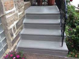 Concrete Bullnose Steps In Philadelphia We Replaced The Damaged Concrete Steps With New Concrete Bull Nose Steps Concrete Steps Exterior Steps Backdoor Steps
