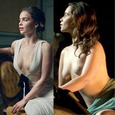 Emilia Clarke as a Brunette On Off Porn Pic 