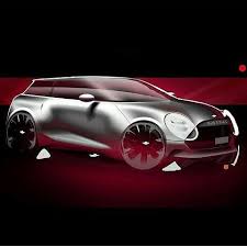 automotive design car design 在instagram 上发布 mini sketch by paolo imperadori orange pencil mini design britishcar c automotive design car design car