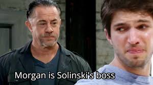 Morgan attacks his father to save his boss