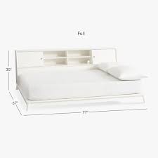 The frame has 2 seating modules under it with storage under the lids and 1 storage box can you can add smart functions to släkt bed frame by combining it with other products in the series, such as a seat section, storage box, foldable mattress. West Elm X Pbt Mid Century Side Storage Platform Bed Teen Storage Beds Pottery Barn Teen