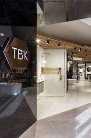 Bathroom tile stores near me contents beautiful and durable bathroom wall tiles contents kim wozniak, who runs witsend mosaic, an online tile store that sells to both artists and homeowners … High End Bathroom Tile Showroom In 2020 Tile Showroom Shop Interior Design Exibition Design