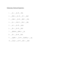 Student exploration balancing chemical equations gizmo answer key pdf. Balancing Chemical Equations Balancing Chemical Equations N2 H2 Nh3 Wo3 H2o C4h8 Studocu