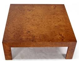 Mid Century Modern Large Square Burl Walnut Coffee Table By Baughman Walnut Coffee Table Coffee Table Baughman