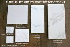 Kitchen Countertop Options Quartz That Look Like Marble Kitchen Countertop Options Kitchen Marble Countertops