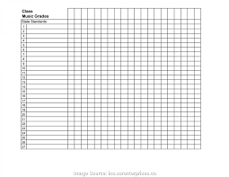 Teacher Grading Scale Chart Printable Gradebook Templat