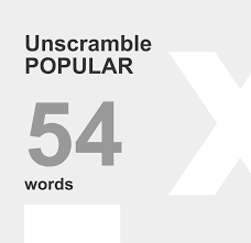 This word unscrambler tool will generate a list of the jumbled words (unscramble the letters) that you can share or email. Á… Unscramble Popular 54 Words Unscrambled From Letters Popular