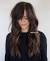 Long Layered Brunette Hair With Bangs