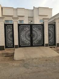 Laserart Doors Laserwork Saudiarabia Riyadh Modern Lifestyle Doors Doordesign Modern Main Gate Designs House Gate Design Door Gate Design