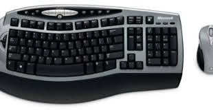 Amazon Com Microsoft Wireless Laser Desktop 4000 Ergonomic Keyboard Built Mouse Electronics Keyboard Computer Accessories Virtual Keyboard
