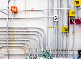 Check spelling or type a new query. Electric Lines Power And Label On The Wall Ement Of Construction Stock Photo Picture And Royalty Free Image Image 103724142