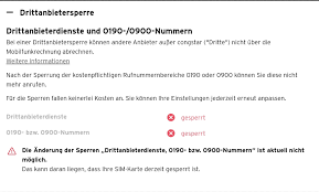 Maybe you would like to learn more about one of these? Drittanbieter Sperre Andern Nicht Moglich Tarife Congstar Support Forum
