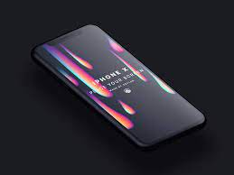 Download Customizable Psd Mockup Of Perspective Apple Iphone X In Black Color Psd Is Easy To Use With Smart Layers And Dimensions Are 5000x500 Mockup Psd Mockup Iphone