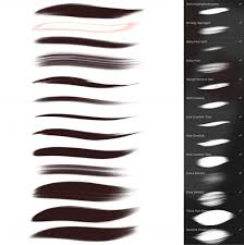 Do not forget to sh. Easy And Intuitive Hair Brush Set For Procreate Alicja Prints