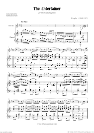 The Entertainer Free Sheet Music For Tenor Saxophone And Piano By Scott Joplin Sheet Music Saxophone Music Tenor Saxophone