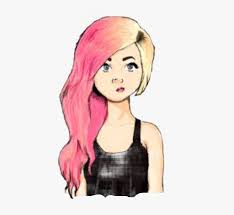 610x459 sweet, starbucks, long hair, draw, cute, girl. Easy Pretty Long Hair Girl Drawing Images