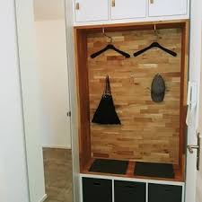 Garderobe Diygarderobe Ikea Ikeahack Eiche Eigenbau Selbstgemacht Markeeigenbau Kallax Kallaxhack Ikeapax Nische Diy Garderobennische Kallax Ikea