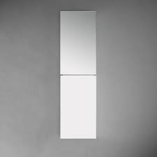 The 10 best recessed medicine cabinets. Fresca Tall Bathroom 15 X 52 Recessed Or Surface Mount Frameless Medicine Cabinet With 2 Adjustable Shelves Reviews Wayfair