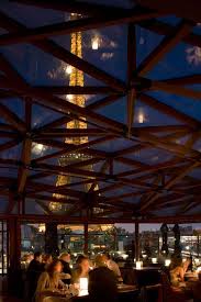 Paris 7e Les Ombres Roof Top Restaurant With Glass Ceiling Spectacular View Of The Eiffel Tower 22 Quai Branly Paris Restaurants Paris Travel Paris