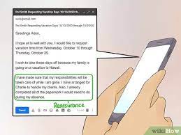 Easy to setup, customise & use. How To Request Time Off From Work By Email 10 Steps