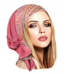 Gray Cashmere Head Scarf Tichel Head Cover for Women Teal Ethnic Hippie  Boho Chic Pre Tied Bandana Chemo Hat Cap Headwear Sharirose