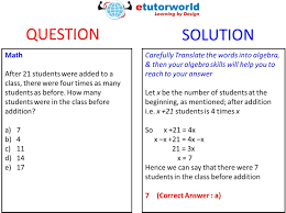 Translating Wordproblems Into Algebraic Expressions Is Where Sometimes Students Get Stuck A Similar Kind O Basic Algebra Algebraic Expressions Good Grades