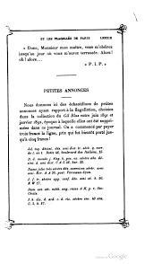 Les petites annonces classées avec l'emploi, l'auto, le carrefour des services, l'immobilier, le carnet, les annonces légales sont assurées d'une visibilité. Page Charles Virmaitre Les Flagellants Et Les Flagelles De Paris Djvu 99 Wikisource